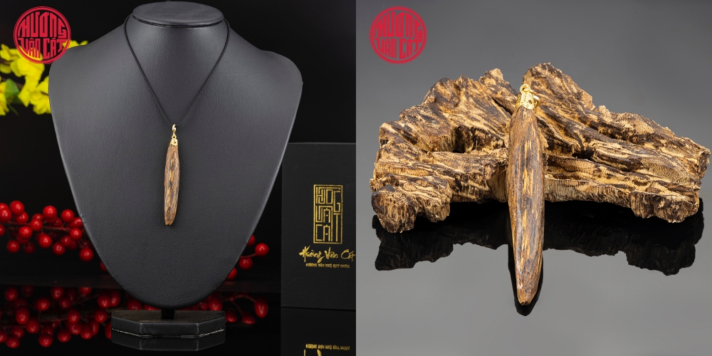 MẶT TRẦM CHÌM BỌC VÀNG DẠNG TỰ NHIÊN