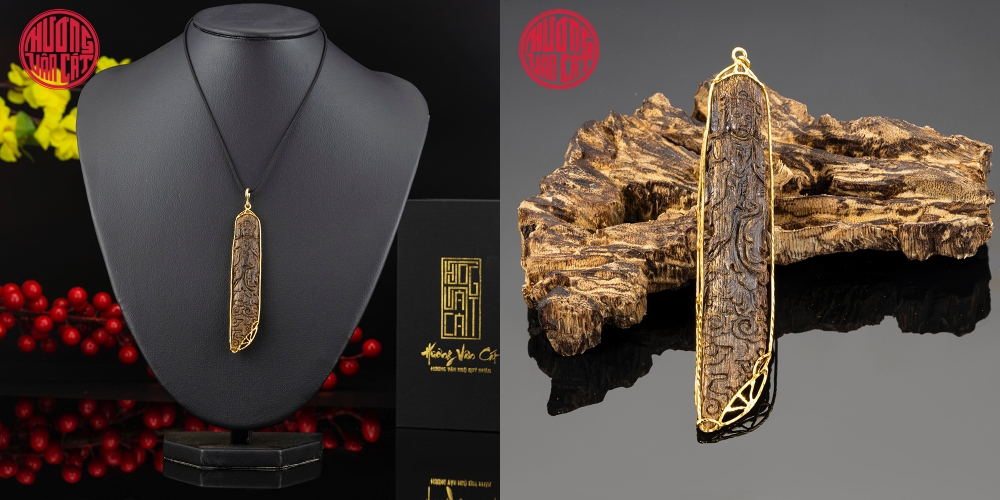 MẶT TRẦM CHÌM KHẮC QUAN THẾ ÂM CAO CẤP 1