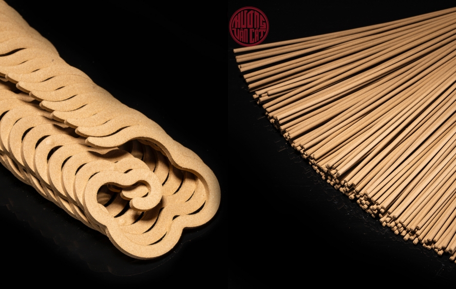 nhang trầm hương vân mây và nhang tăm