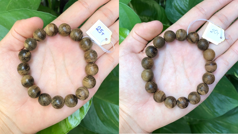 vòng trầm tròn rục cận chìm Malay cao cấp