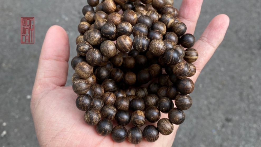 VÒNG TRẦM CẬN CHÌM MALAY TRÒN 12 LI