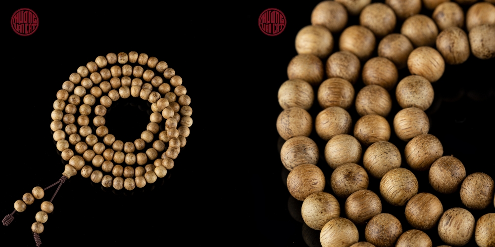 vòng tay trầm 108 hạt 6 li indo