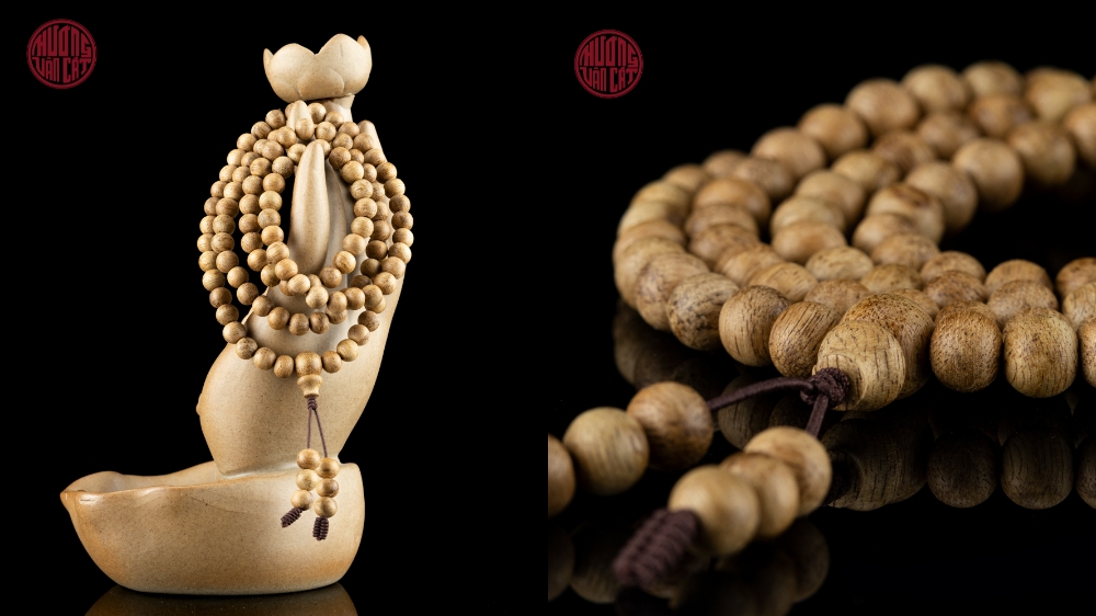 vòng tay trầm 108 hạt 6 li indo