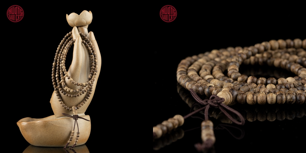 vòng tay trầm 216 hạt 4 li cận chìm