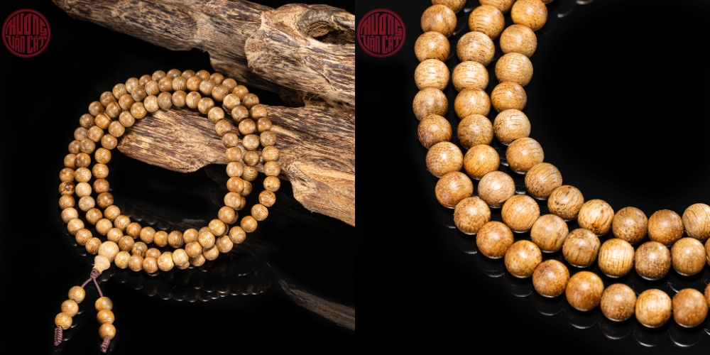 Vòng tay trầm hương 108 hạt 6 li cho nữ