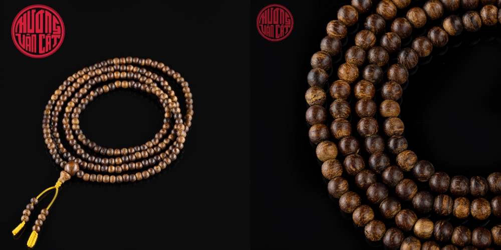 vòng trầm 216 hạt rục chìm Việt Nam Hiếm