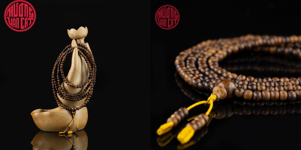 vòng trầm 216 hạt rục chìm Việt Nam Hiếm