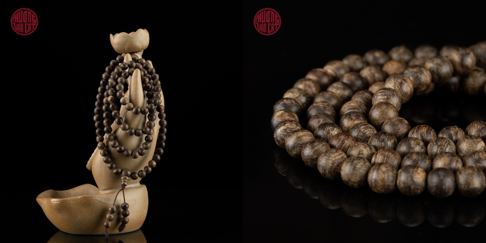 vòng trầm 108 hạt cận chìm Malaysia