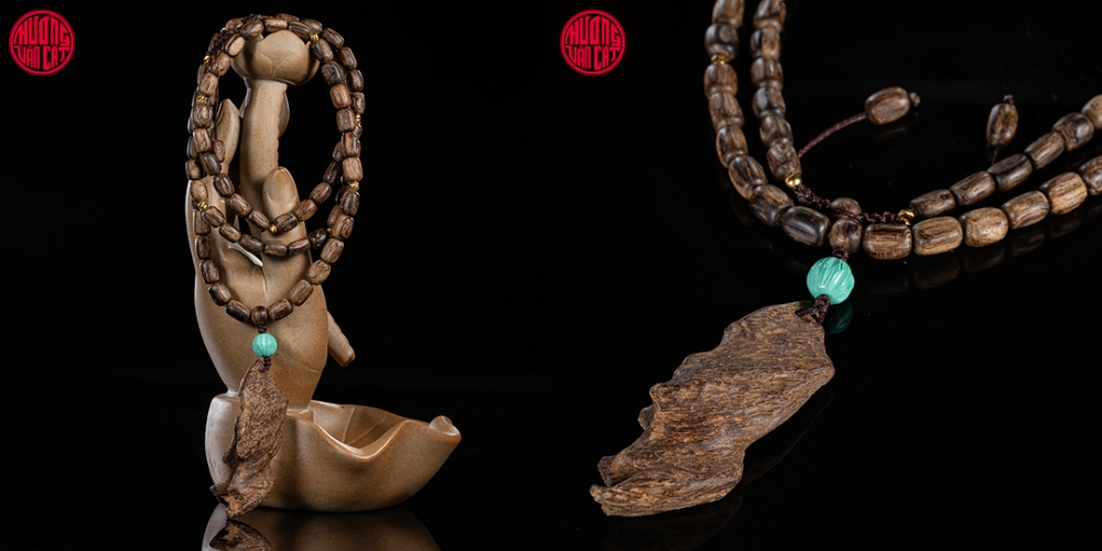 vòng cổ cận chìm hạt khúc