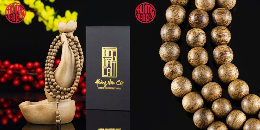 vòng trầm 108 hạt rục cận chìm Malay 6 li