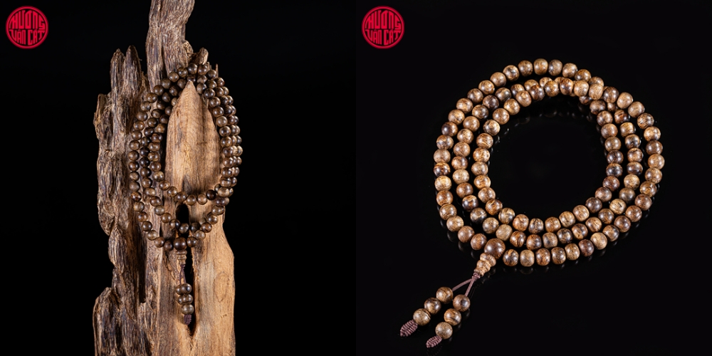 vòng trầm 108 hạt rục cận chìm malay