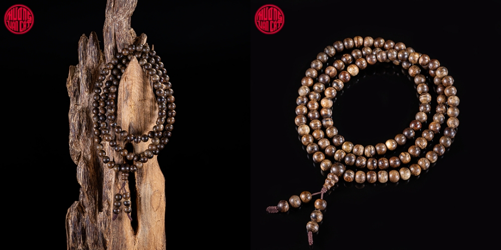 vòng trầm 108 hạt Malaysia