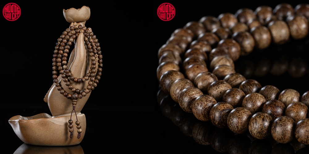 vòng quấn 108 hạt 5 li cao cấp