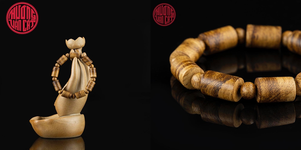 vòng trầm trúc banh quầng Indo 10 li