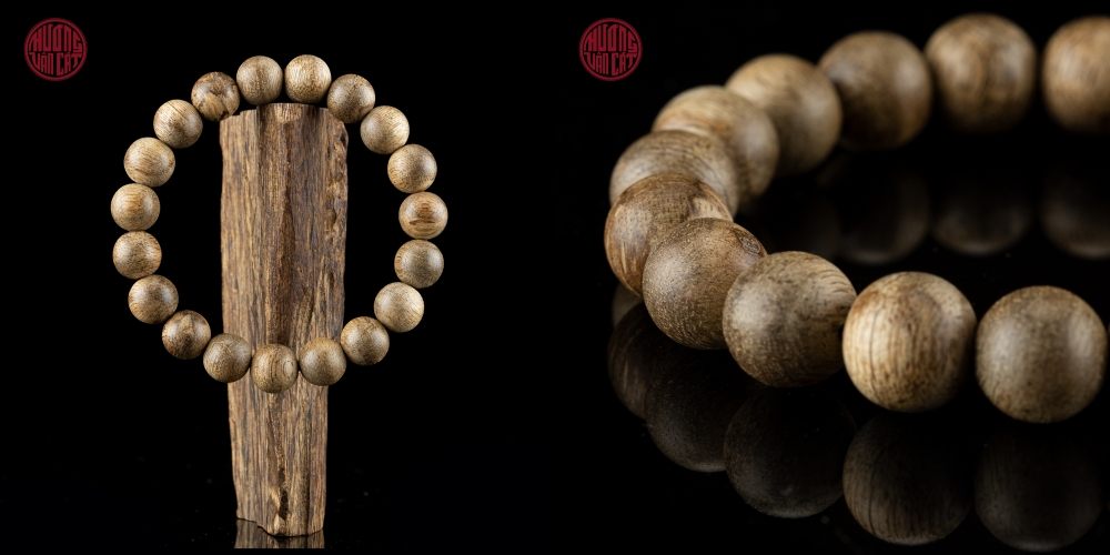 vòng trầm tròn banh bông 10 li