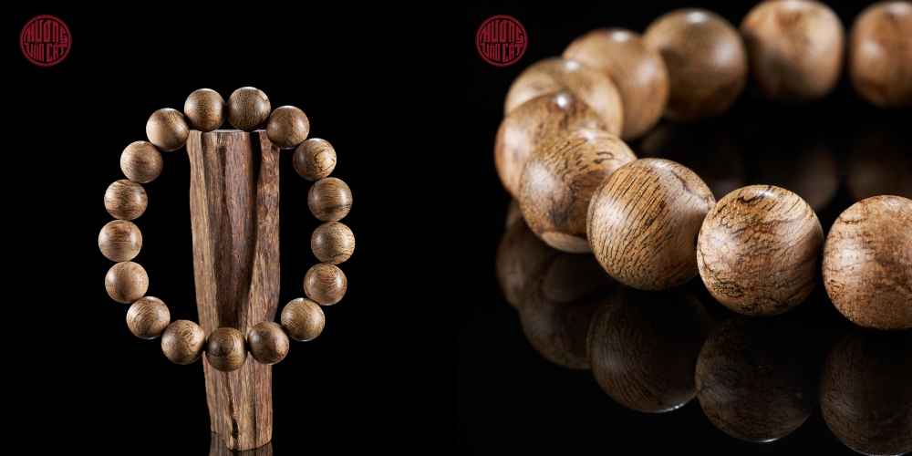 Vòng tay Trầm Hương Tereng banh bông 12 li Hiếm