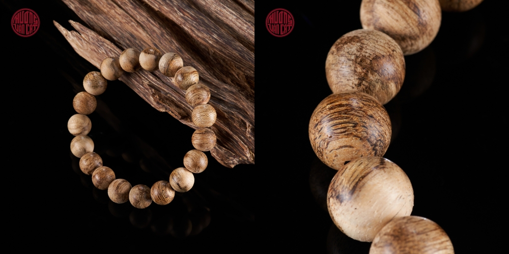 Vòng tay Trầm Hương Tereng banh bông 10 li Hiếm