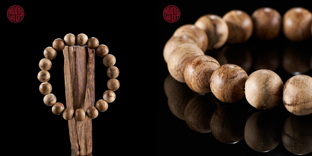 Vòng tay Trầm Hương Tereng banh bông 10 li Hiếm