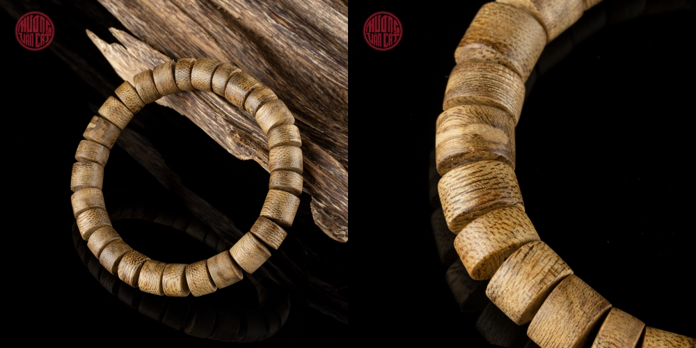 vòng tay trầm hạt nút banh campuchia 10 li