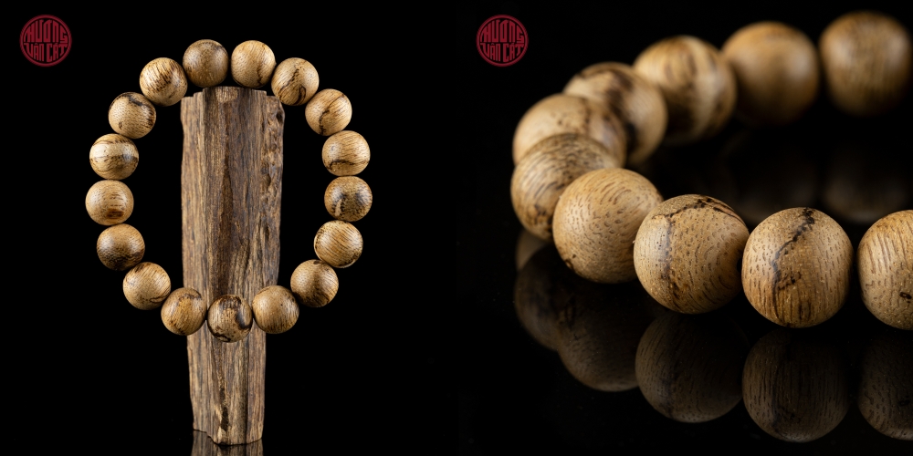 vòng trầm banh bông Indo 12 li