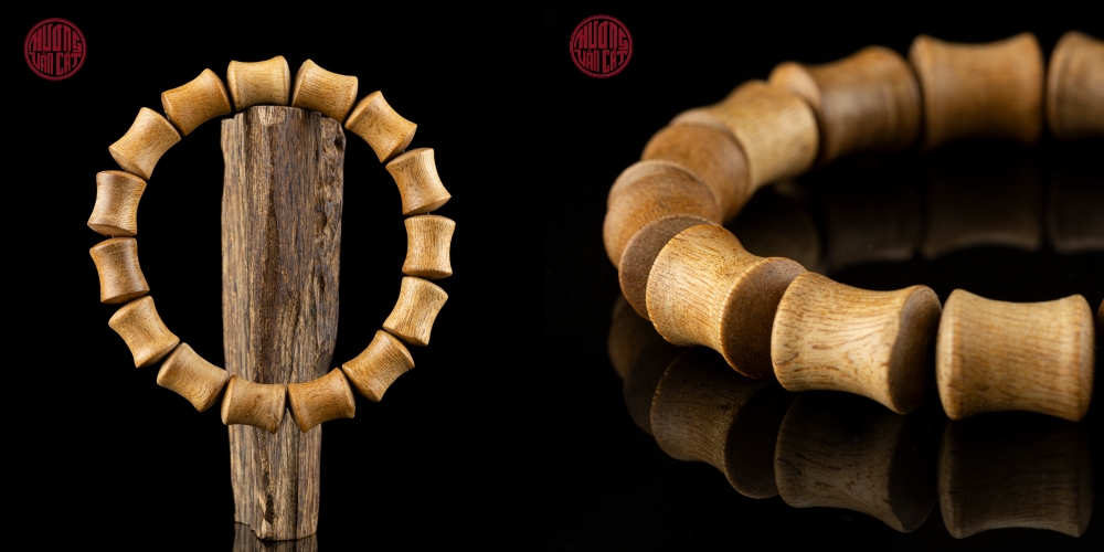 vòng trầm trúc xương banh đỏ indo 10 li