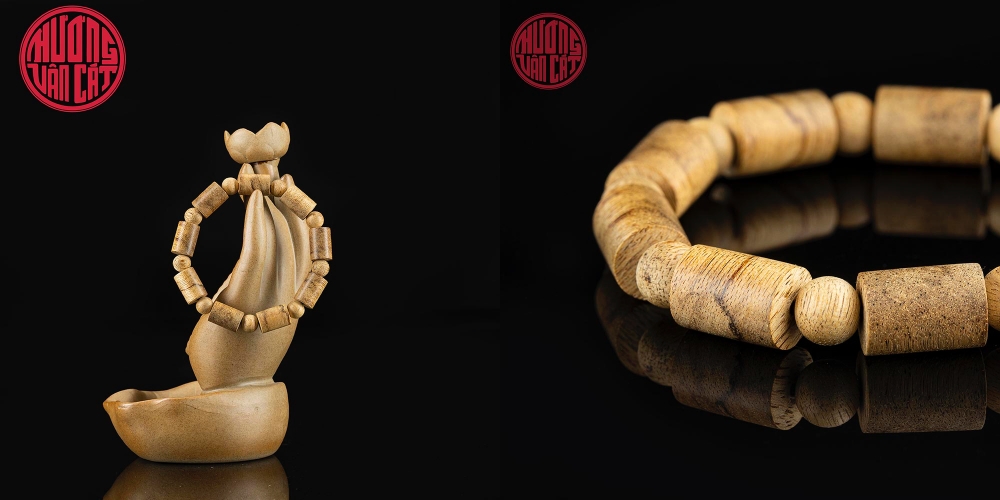 vòng trầm trúc banh Indo 10 li