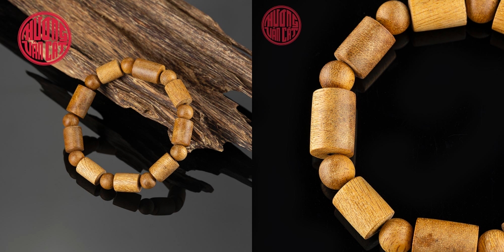 vòng trầm trúc banh đỏ Indo 10 li