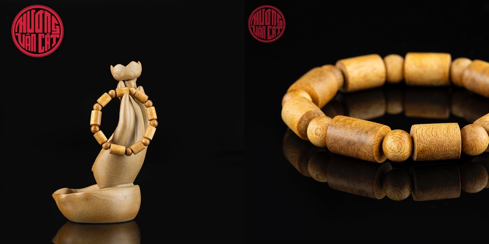 vòng trầm trúc banh đỏ Indo 10 li