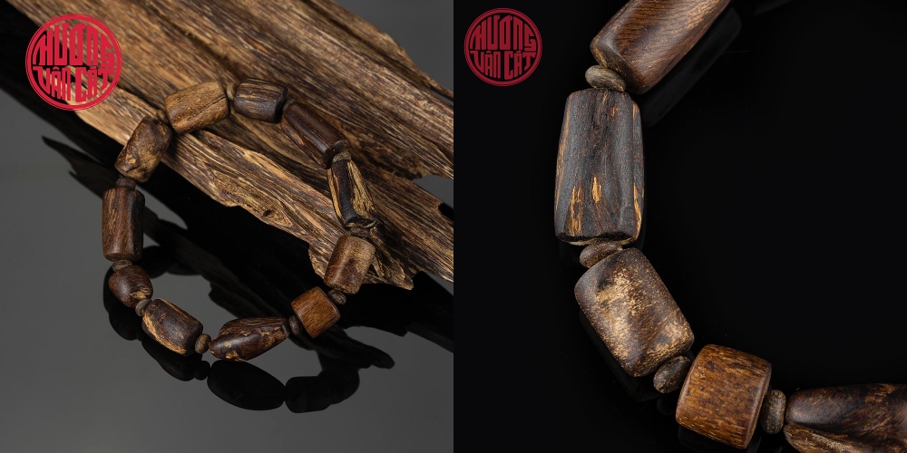 vòng trầm chìm dạng hat tự nhiên chìm nước Việt Nam hiếm