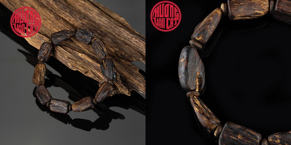 vòng trầm chìm dạng hạt tự nhiên Việt Nam hiếm