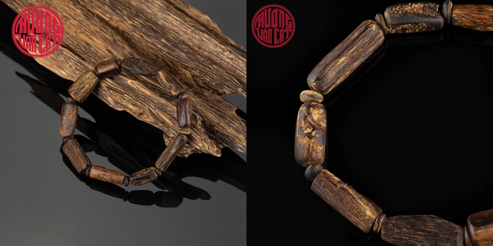 vòng trầm chìm dạng hạt tự nhiên Việt Nam hiếm