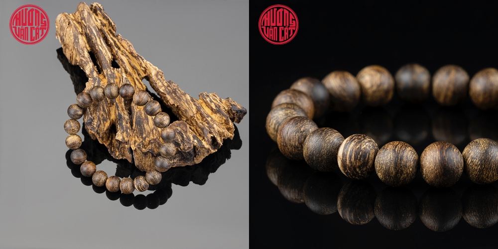 vòng trầm tròn cho nữ chìm 8 li