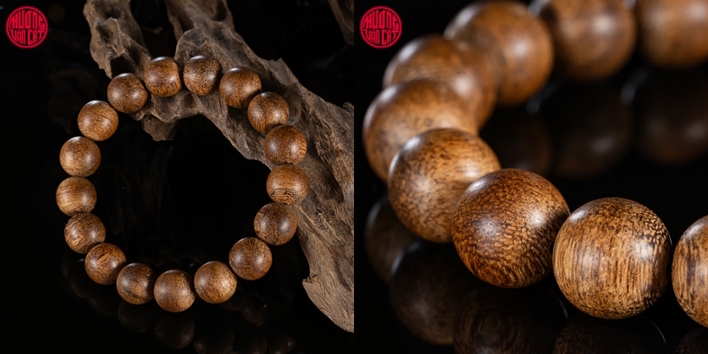 vòng trầm rục cận chìm 12 li Việt Nam hiếm có