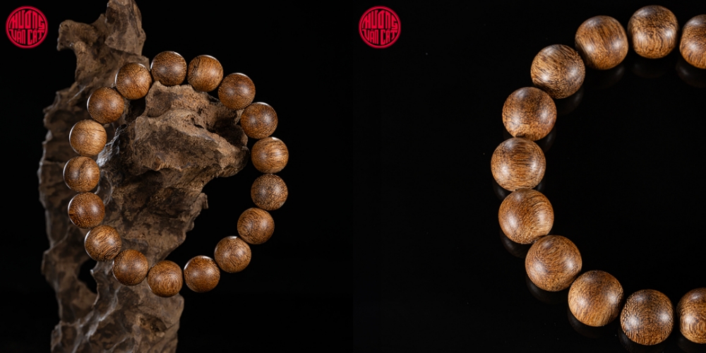 vòng trầm rục cận chìm 12 li Việt Nam hiếm có