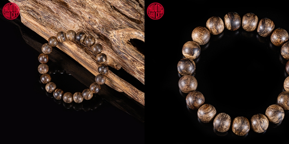 vòng trầm tròn rục cận chìm 10 li cao cấp