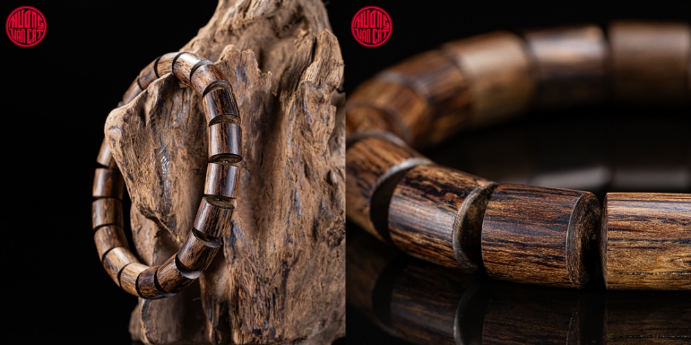 vòng tay trầm hương lu thống 9 li cho nam cao cấp