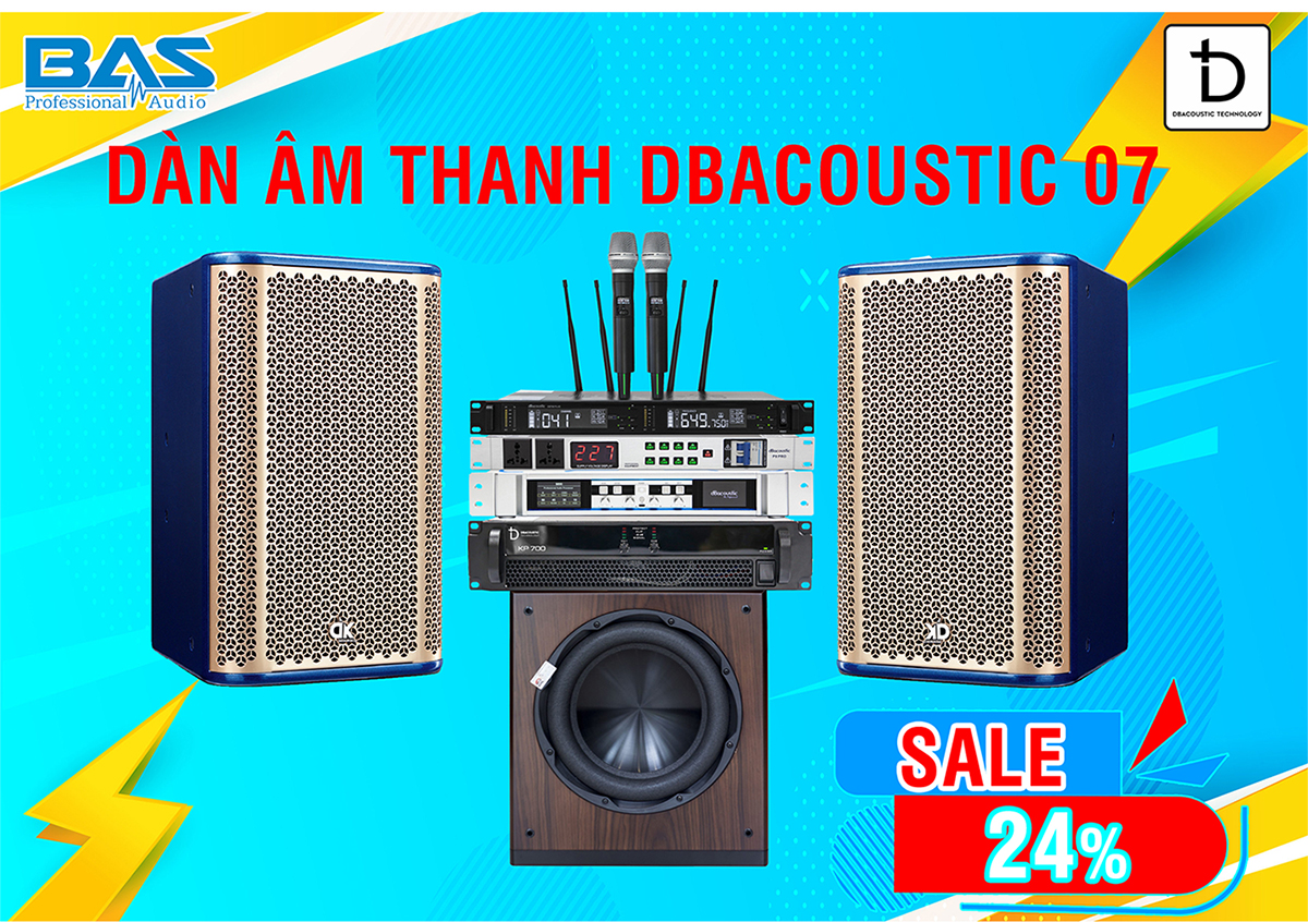 Dàn âm thanh dBacoustic tại BAS Audio Nam Định