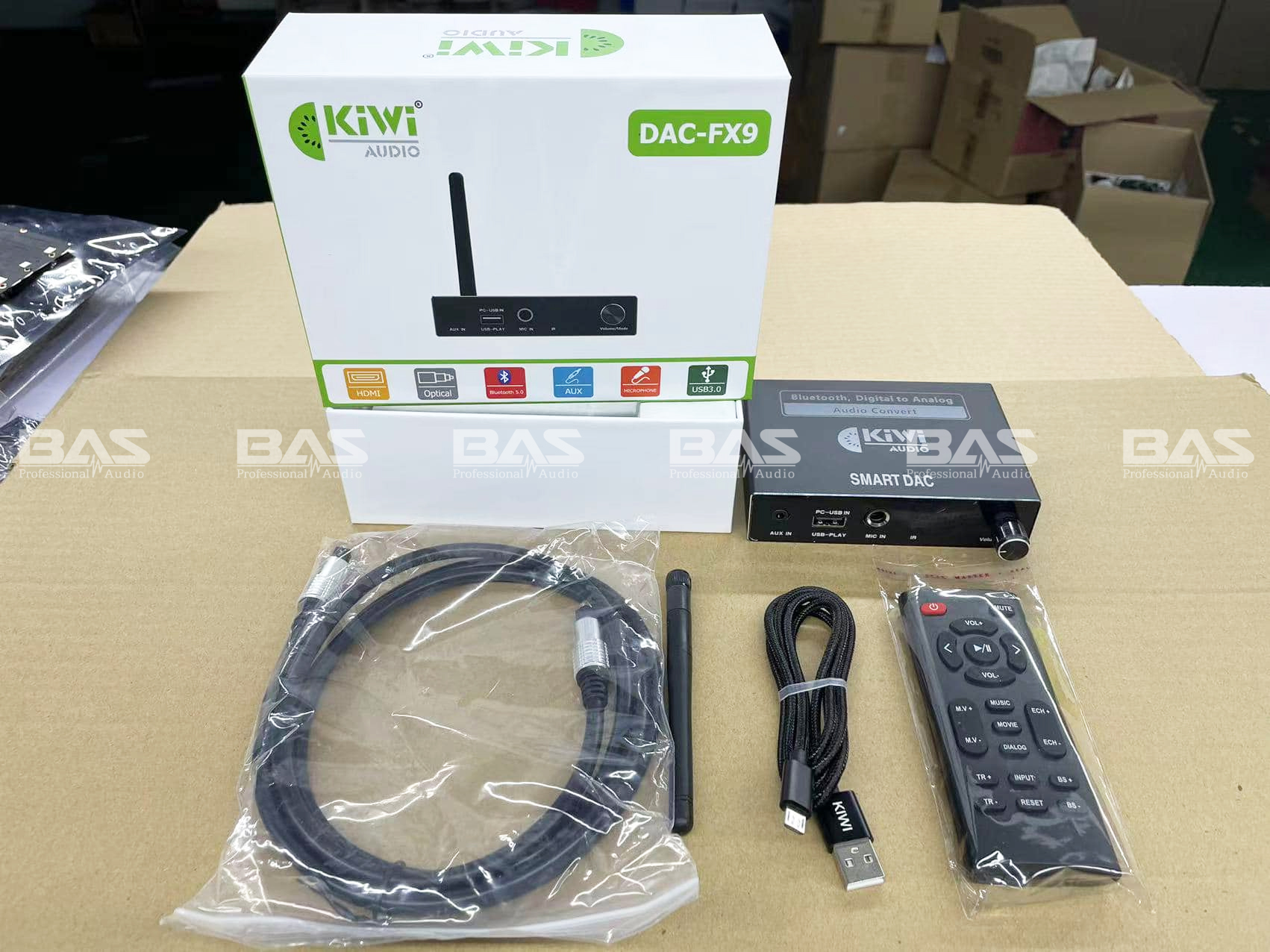 Giải mã âm thanh DAC Kiwi FX9 tại BAS Audio Nam Định