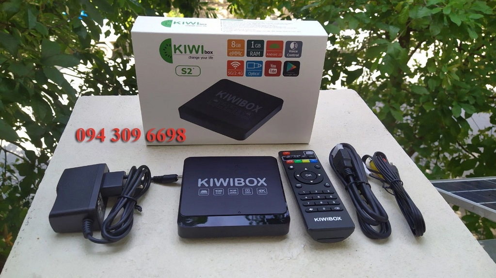 kiwi box S2+ hàng có sẵn tại BAS Audio 573 Trần Hưng Đạo, Nam Định