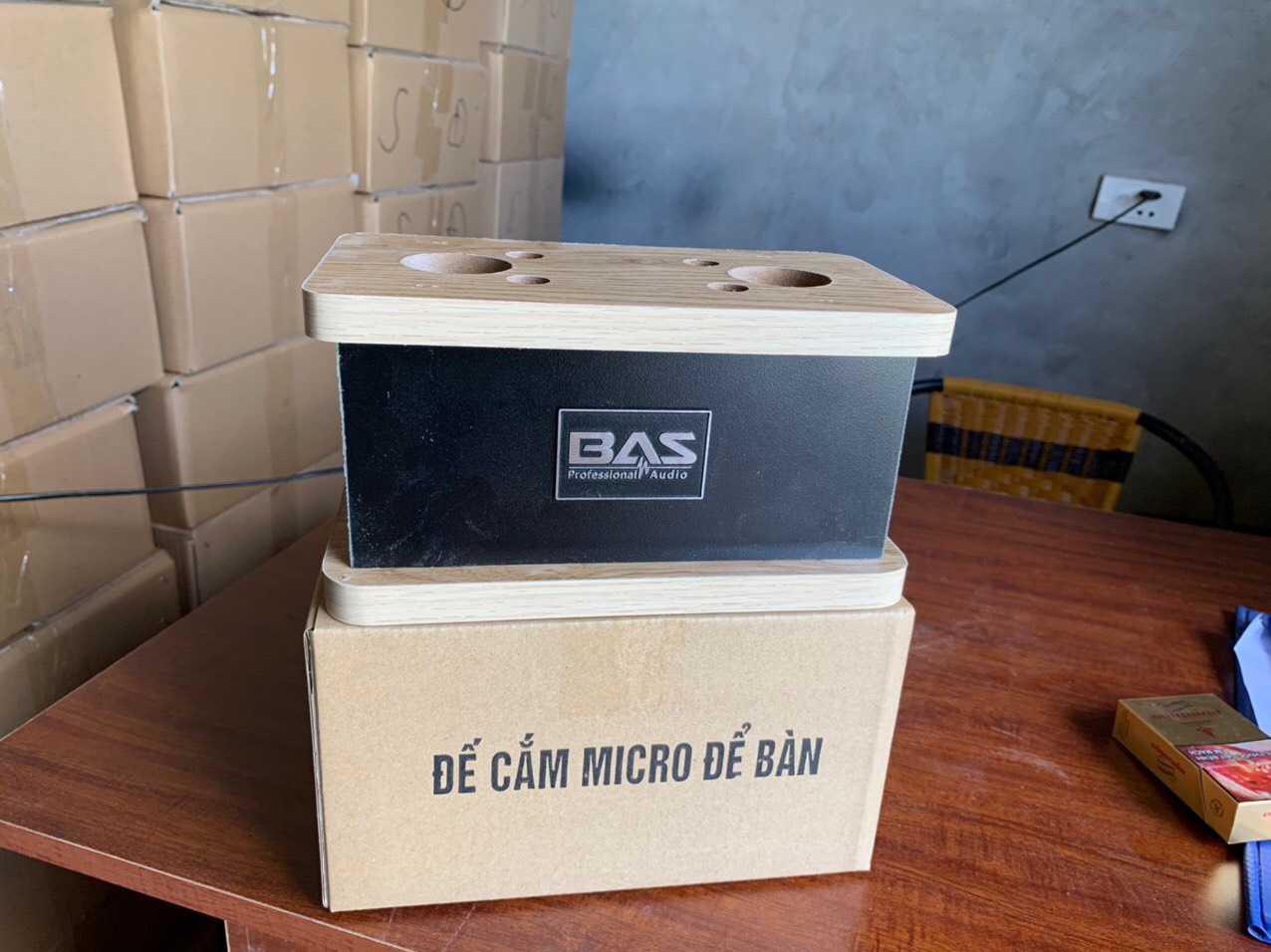 đế cắm micro để bàn BAS Audio Nam Định