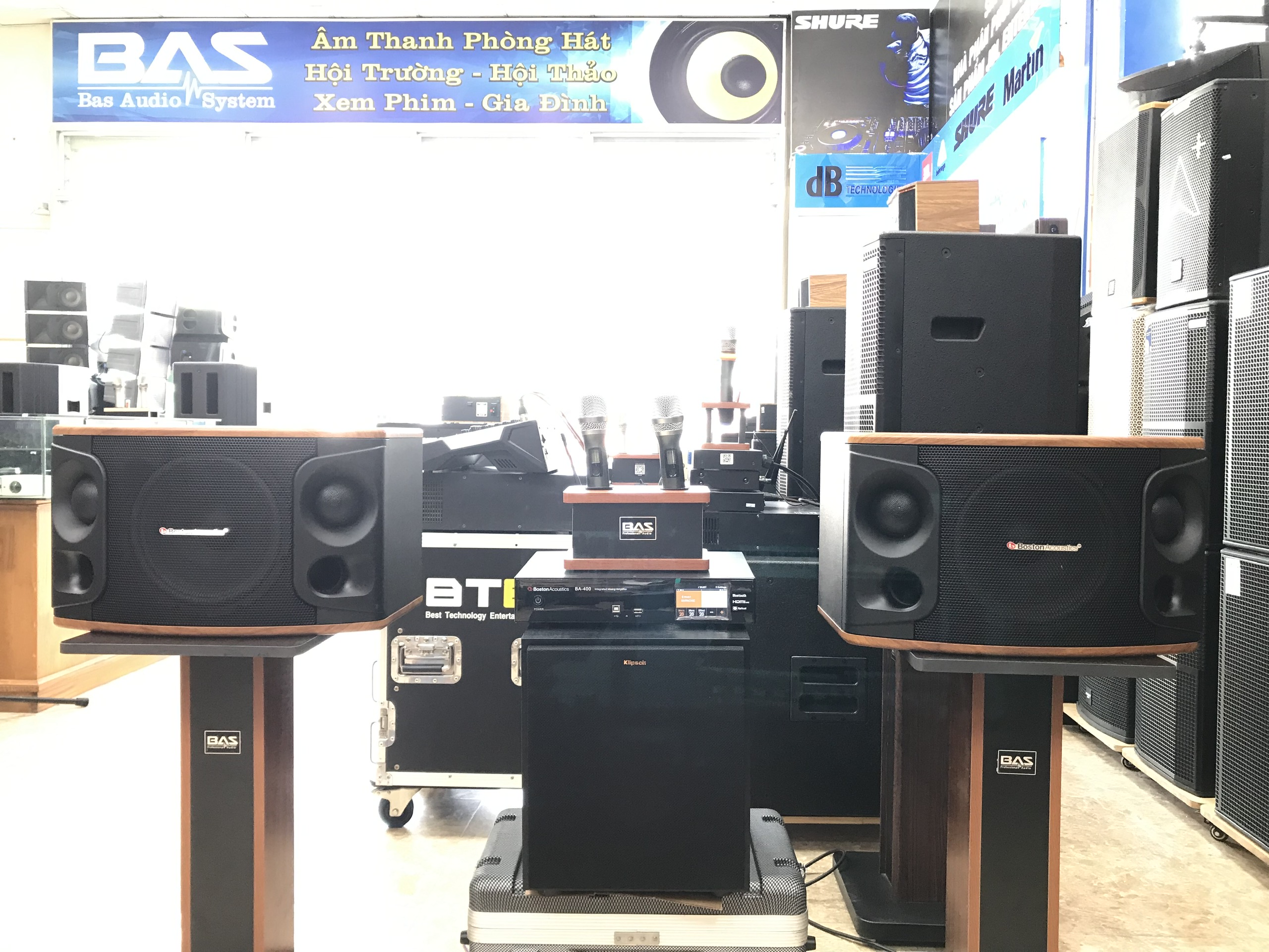 dàn âm thanh Boston Acoustics tại BAS Audio Nam Định