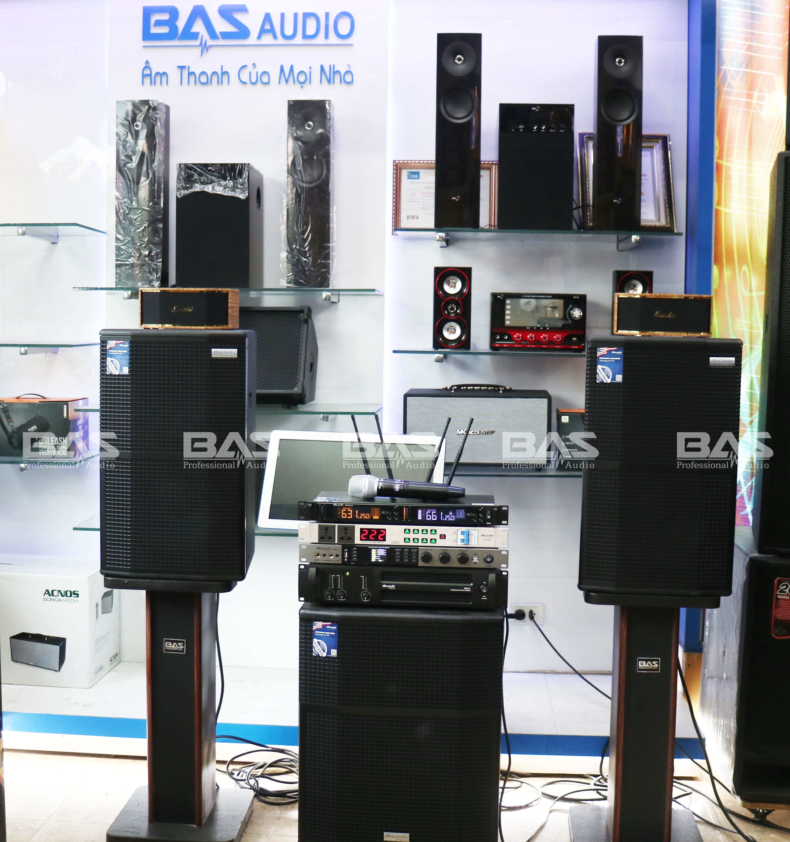 dàn karaoke sử dụng loa treble chống cháy artmusic K3