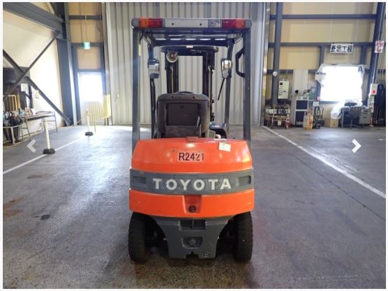 Xe nâng điện hiệu TOYOTA 7FB15 nâng cao 4500 mm