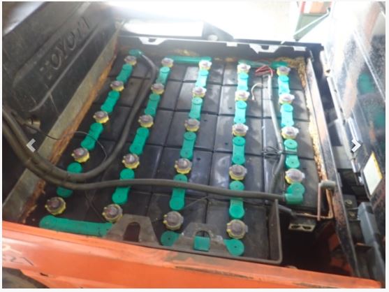 Xe nâng điện hiệu TOYOTA 7FB15 nâng cao 4500 mm