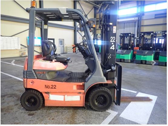 Xe nâng điện TOYOTA 7FB15 nâng cao 3500mm