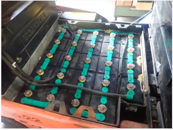 Xe nâng điện TOYOTA 7FB15 nâng cao 3500mm