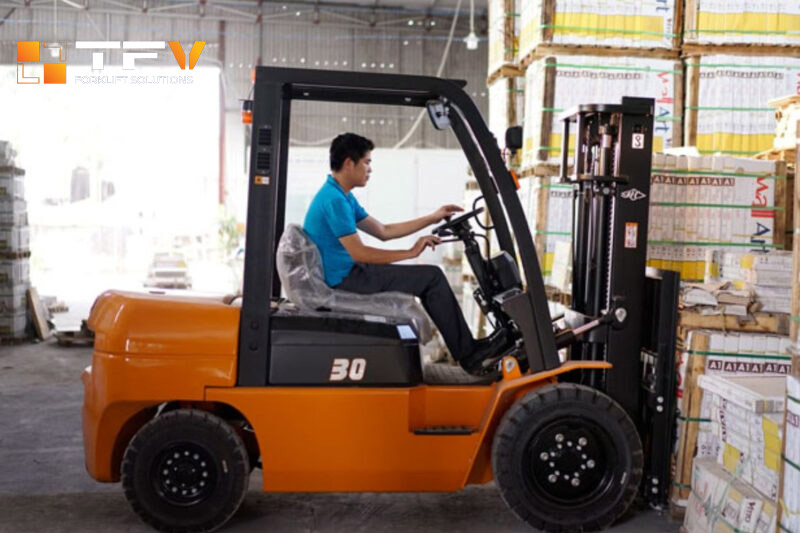 An toàn khi vận hành xe nâng