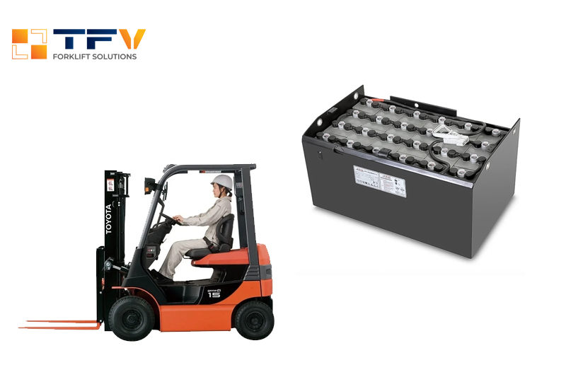 Ắc quy xe nâng cần được kiểm tra định kỳ