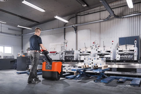 Xe nâng tay điện nhỏ gọn BT Levio 1.3t Compact Powered Pallet Truck Toyota