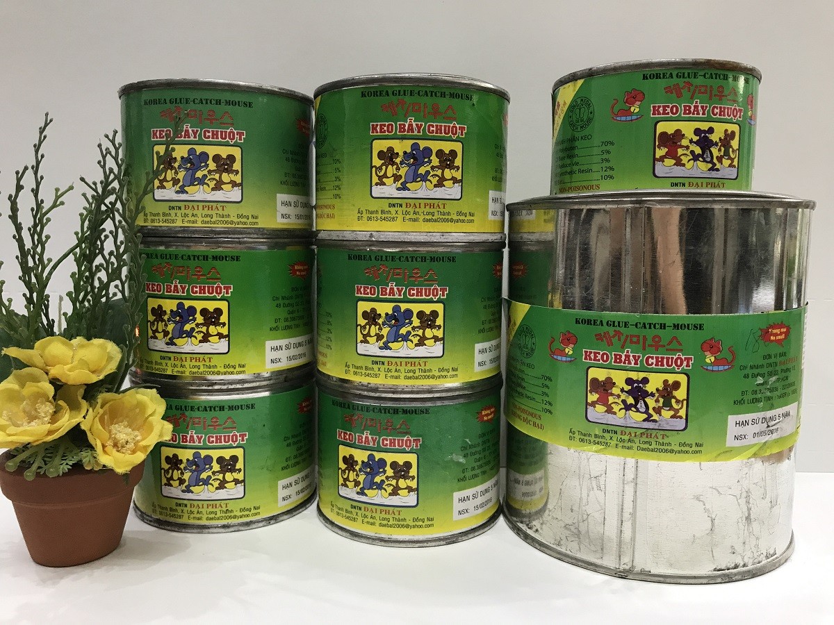 Sử dụng keo dính chuột để tiêu diệt chuột